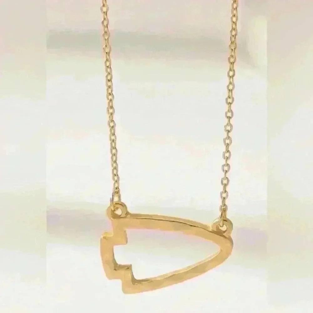 New in package Kansas City arrow head charm necklace❤️